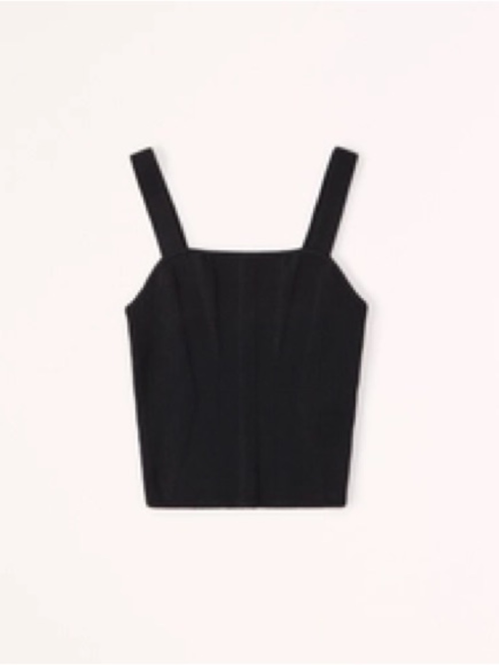 Abercrombie & Fitch Black Knit Tank Top